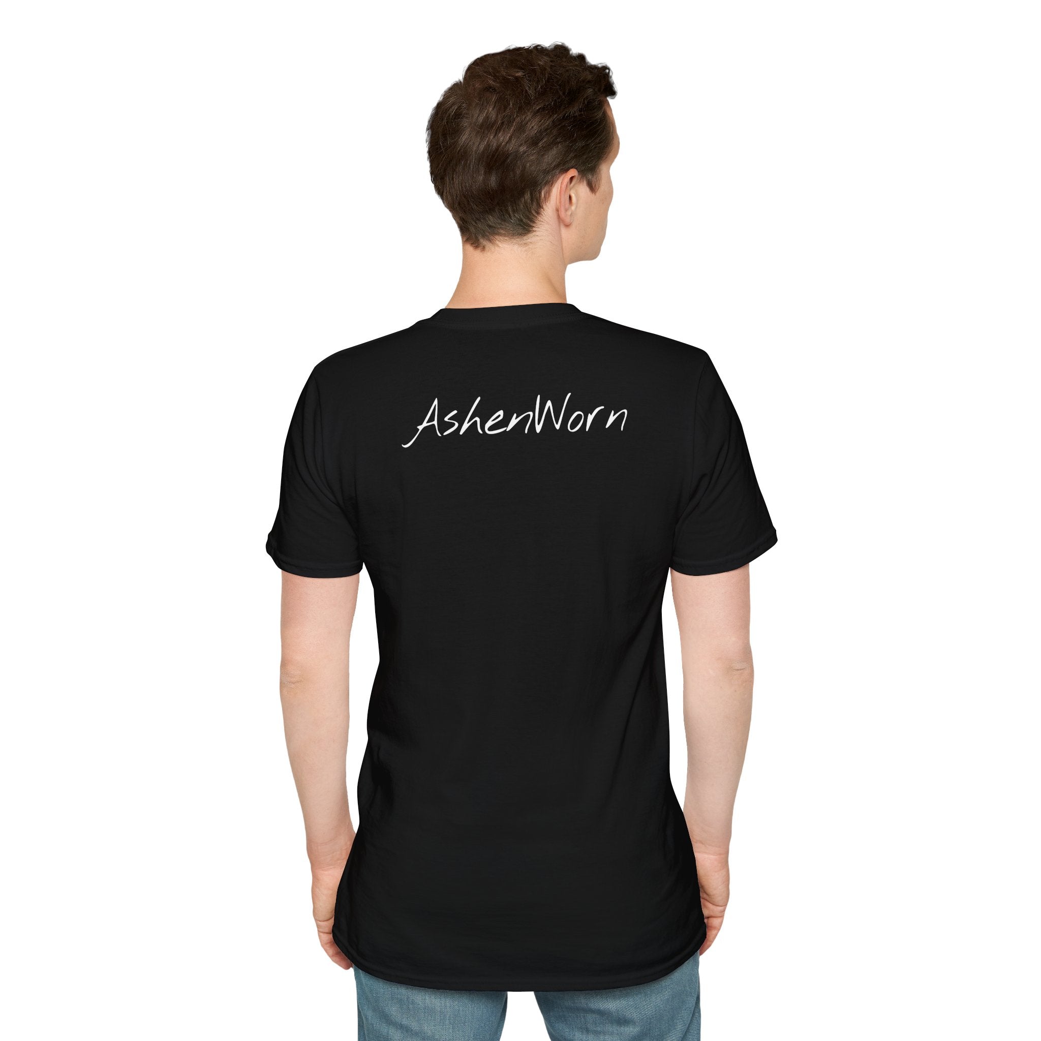 T-Shirt — "Still Reaching, Still Growing" Neon Hand Graphic