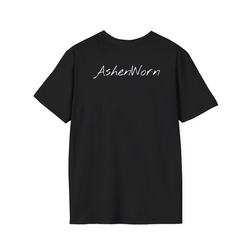T-Shirt — "Still Reaching, Still Growing" Neon Hand Graphic