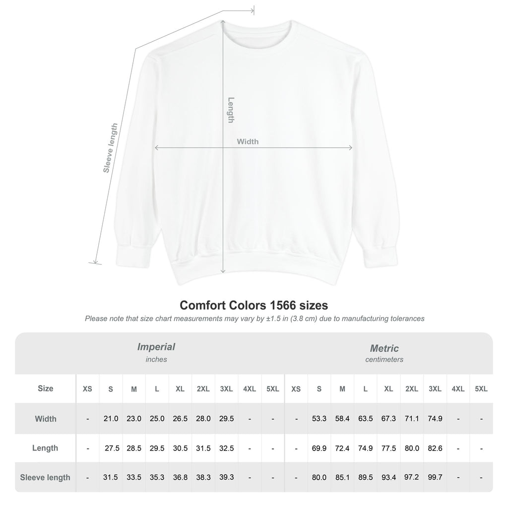 Rose Graphic Sweatshirt — 'ASHENWORN V.01' Back Print