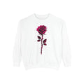 Rose Graphic Sweatshirt — 'ASHENWORN V.01' Back Print