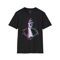 T-Shirt — "Still Reaching, Still Growing" Neon Hand Graphic