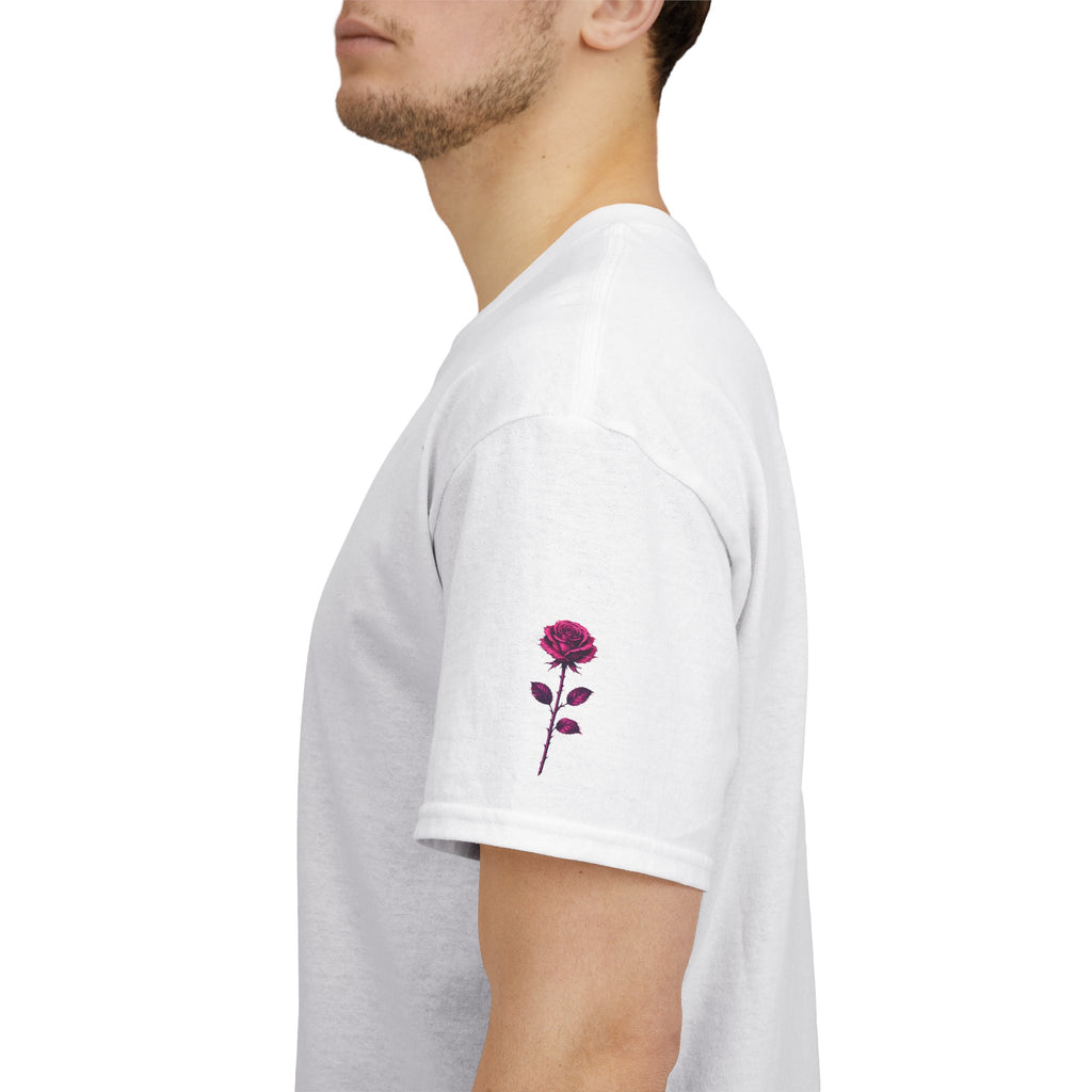 Bloom in Darkness Rose T-Shirt — Gothic Floral Tee with 'Bloom in Ruin'  'Bloom in Darkness'